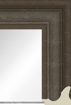 Зеркало "Лерос" Коричневая